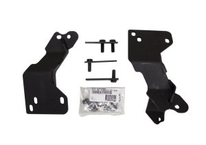 Chevrolet Silverado Bumper Guard Mount Kit - Go Rhino - RC3/RC4 LR Brackets - Textured Black - `16-`18